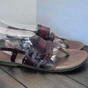 American Eagle  brown leather sandals women's size 7.5 Photo 1