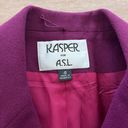 Kasper For A.S.L Blazer 100% Wool Pockets Suit Jacket Top Size 4 Photo 3