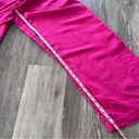 H&M  bright pink linen blend wide leg pants Photo 1