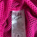 Soho Sport Pink Mesh Long Sleeve Hoodie Photo 3