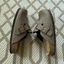 Cushionaire Taupe Slip On Clogs Boston Style Size 6.5 Photo 3