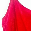 Torrid  Womens Y2K Scoop Neck Crushed Velvet Peplum Tank Top Size 3X Bright Red Photo 2