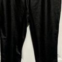 Just Be  Women's Black Faux Leather Dress Pants with Lining Size 2X Photo 0