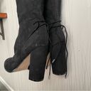 mix no. 6  Praha Black Over the Knee Heeled Boot Size 11 Photo 12