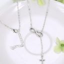 infinity Women Fashion Silver  Cross Pendant Chunky Choker Necklace ( 5/20$ ) Photo 4