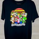 Nintendo Super Mario  Characters Black T-Shirt Short Sleeve Photo 0