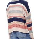 360 Cashmere  striped multi color sweater cardigan size small Photo 2