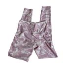 Strut this  Baby Pink Camo Full Length High Waisted Leggings Photo 4