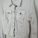 Celebrity Pink White Denim Jacket Photo 3