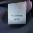 W By Worth Silk Worth Top Womans Purple Silk Blouse LP Photo 4