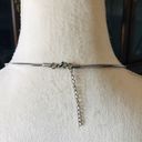 Vintage tapered baguette cubic zirconia 925 cross pendant on chain Silver Photo 6