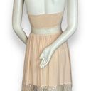 Ethereal INTRO Strapless Dress Lace High‎ Low Juniors Small Romantic  Fairycore Photo 1