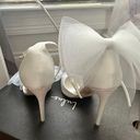 Lulus Tanyay White Bow Heels Photo 4