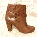 Madden Girl  Brown Ankle Booties -EUC Photo 2