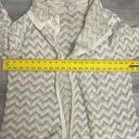 Loft Outlet Cream & Beige Open Front Loose Knit Cardigan Sweater Size Large Photo 7