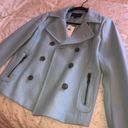 Banana Republic  Baby Blue Pea Coat Photo 3