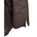 Talbots  Pure Irish Linen Open Front Boxy Blazer Jacket Woman Brown Plus Size X Photo 1