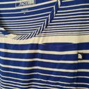 The North Face  Casual Knee-length Dress Cotton Modal Blue White Stripes Size XS Photo 4