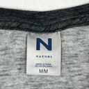 Natori Heathered Gray Jersey Lounge Pullover Sweatshirt Top Crew Luxury Soft Med Photo 6