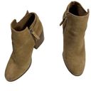 Pull & Bear  Chunky Heeled Zip-up Suede Booties Photo 1