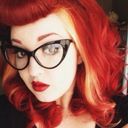 Hell Bunny CAT EYE GLASSES ROCKABILLY PIN VINTAGE  CLEAR COSPLAY BETSEY STYLE Photo 0