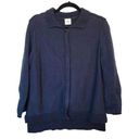 CAbi  Navy Blue Pursuit Knit Cardigan Womens Size Medium Photo 0