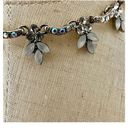 Rhinestone multi leaf choker necklace Photo 3