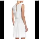 Theory Spiaggia White Sleeveless Aline Dress in Rimlan Crepe size 6 Photo 2