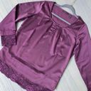 Isaac Mizrahi Live! Satin blouse with laces Photo 1