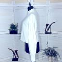 INC Culpos  oversized cream lightweight turtleneck cropped sweater sz L Photo 4