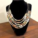 Krass&co NY & . vintage beaded wire 5 layer necklace Photo 0