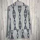 Pink Lily  Aztec Print Open Front Cardigan Size S Photo 3