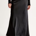 Abercrombie & Fitch Elevated Satin Column Maxi Skirt Photo 0