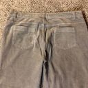 cj banks  Gray Corduroy Pants Womens 20W Used Photo 3