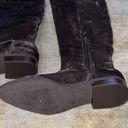 Band of Gypsies New  Luna Chocolate Brown Velvet Suede Zip Up Boots Photo 2