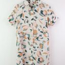 Rachel Zoe  Floral Linen Shirt Dress White Size XS Photo 1