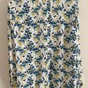 J.Jill  floral bird button down blouse Sz M Photo 6