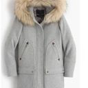 J.Crew  Chateau Parka Italian Wool Stadium Cloth Grey Photo 1