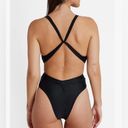 Cupshe  One Piece Swimsuit Women Cut Out Cross Back Deep V Neck Ruched High Cut Photo 1