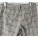 BCBGMAXAZRIA  Women's Plaid Stripe Bermuda Shorts Gray Size 4 Photo 6