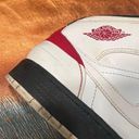 Jordan Air  1 Retro ‘86 White Gym Red Sneakers Photo 11