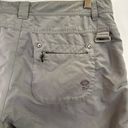 Mountain Hardwear  Women's Grey Nylon Hiking Shorts Size 6 Photo 4