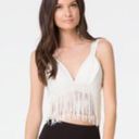 Bebe  | Adele Fringe Bralette White XS Photo 0