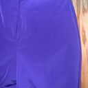 New York & Co. Purple High-Waisted Slit-Hem Ankle Pant Photo 5