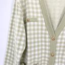 Joie  Gingham Boyfriend Oversized Cardigan Sweater New Photo 8