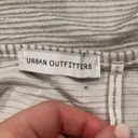 Urban Outfitters  striped silver and white tank top in size small Photo 4