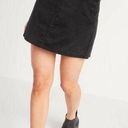 Old Navy High-Waisted Velvet Skirt for Women, Black Velvet Skirt, Size 6 Photo 0