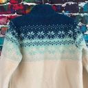 Orvis  Snowflake Deep Pile Fleece 1/4 Zip Pullover Size Medium Cozy Fleece Lined Photo 9