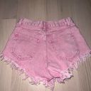 Simple Society Pink Jean Shorts Photo 1