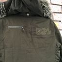 Sugar Lips Green Utility Parka Jacket Photo 7